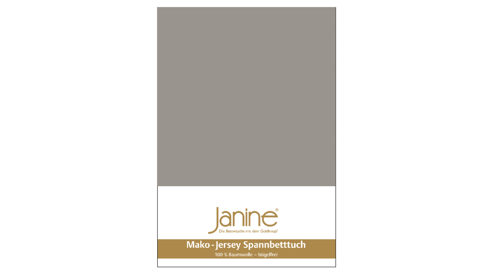 Spannbettlaken Janine® aus Stoff in Grau Janine® Spannbettlaken Vulkan - ca. 150 x 200 cm