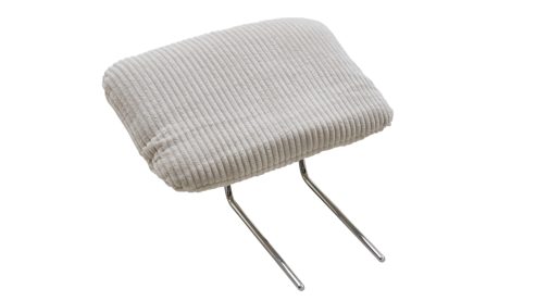 Kopfstütze Megapol aus Stoff in Beige Polsterprogramm VS-MP1028 - Comfort-Kopfstütze naturfarbener Cord - Länge ca. 44 cm