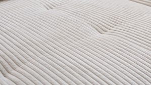 Dreisitzer Megapol aus Stoff in Beige Polsterprogramm VS-MP1028 - Dreisitzer naturfarbener Cord & Buchenholzfüße - Länge ca. 236 cm