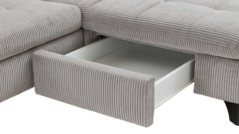 Schublade Megapol aus Holz in Transparent Polsterprogramm VS-MP1028 - Stauraum-Schublade manuell