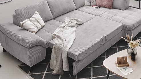 Funktion Megapol aus Metall in Transparent Polsterprogramm VS-MP1028 - Bettfunktion manuell