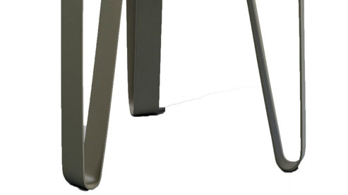 Couchtisch M2 kollektion aus Metall in Grün Couchtisch Emil 1 Grün - ca. 40 x 50 cm