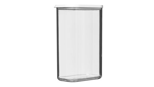 Dose Mepal aus Kunststoff in Weiß MEPAL Vorratsdosen-Set Modula weißer & transparenter Kunststoff – dreiteilig