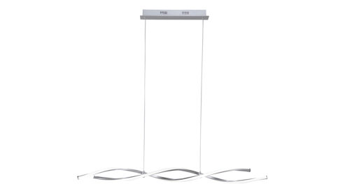 Pendelleuchte Paul neuhaus aus Metall in Metallfarben Paul Neuhaus LED-Pendelleuchte Polina Acryl, Metall & Stahl – Länge ca. 111 cm