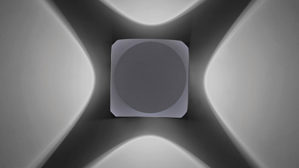 Wandleuchte Paul neuhaus aus Metall in Metallfarben Paul Neuhaus Außen-Wandleuchte Carlo silberfarbener Aluguss – Würfelform, ca. 7 x 7 cm