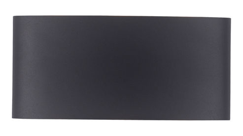 Wandleuchte Paul neuhaus aus Metall in Anthrazit Paul Neuhaus Außen-Wandleuchte Carlo anthrazitfarbenes Aluminium - halbrund, Länge ca. 17 cm