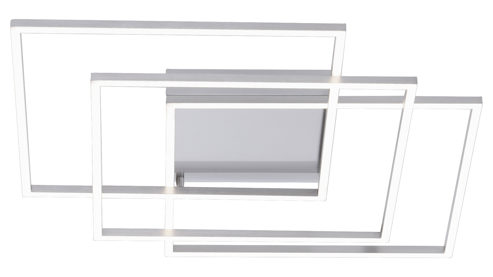 Deckenleuchte Paul neuhaus aus Metall in Metallfarben Paul Neuhaus Q®-INIGO - Deckenlampe Stahl & Acryl – Länge ca. 60 cm