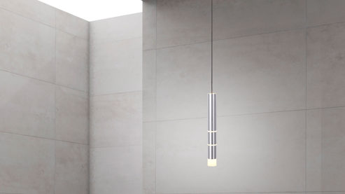 Pendelleuchte Paul neuhaus aus Metall in Aluminium NeuhausPURE® Leuchten Serie Vega alufarbenes Metall - Durchmesser ca. 12 cm