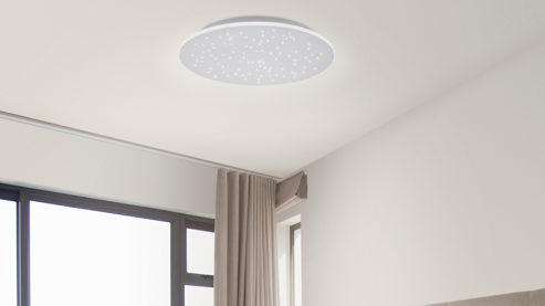 Deckenleuchte Paul neuhaus aus Metall in Metallfarben Paul Neuhaus Deckenlampe Q®-NIGHTSKY Aluminium & Kunststoff – Durchmesser ca. 48 cm