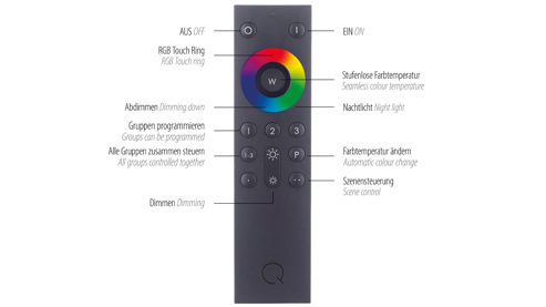 Deckenleuchte Paul neuhaus aus Metall in Metallfarben Paul Neuhaus Deckenlampe Q®-NIGHTSKY Aluminium & Kunststoff – Durchmesser ca. 48 cm