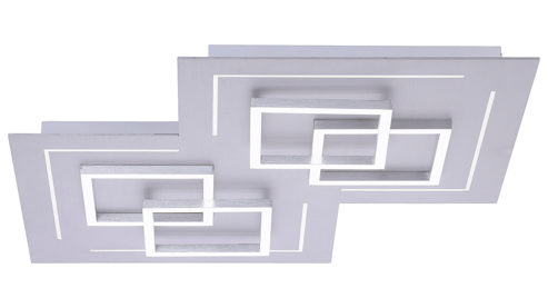 Deckenleuchte Paul neuhaus aus Metall in Metallfarben Paul Neuhaus Deckenleuchte Q®-LINEA Aluminium & Acryl – Länge ca. 60 cm