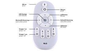 Deckenleuchte Paul neuhaus aus Kunststoff in Weiß Paul Neuhaus Deckenlampe Q®-FRAMELESS mattweißer Kunststoff – Länge ca. 60 cm