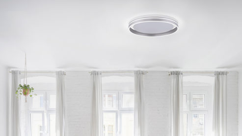 Deckenleuchte Paul neuhaus aus Metall in Metallfarben Paul Neuhaus Q®-VITO - Deckenlampe Edelstahl – Durchmesser ca. 59 cm