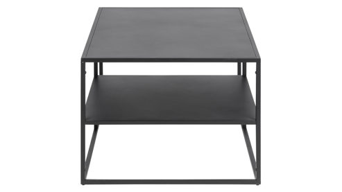 Couchtisch Actona group aus Metall in Schwarz Metallmöbel Newton - Couchtisch schwarzer Stahl - ca. 90 x 60 cm