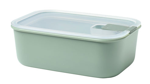 Dose Mepal aus Kunststoff in Hellgrün MEPAL Frischhaltedoesen-Set Easyclip nordisch salbeigrüner Kunststoff – dreiteilig