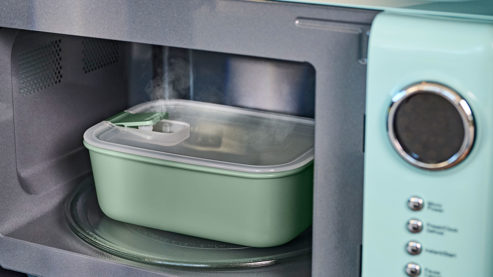 Dose Mepal aus Kunststoff in Weiß MEPAL Frischhaltedoesen-Set Easyclip nordisch weißer Kunststoff – dreiteilig