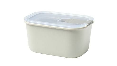 Dose Mepal aus Kunststoff in Weiß MEPAL Frischhaltedoesen-Set Easyclip nordisch weißer Kunststoff – dreiteilig