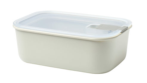 Dose Mepal aus Kunststoff in Weiß MEPAL Frischhaltedoesen-Set Easyclip nordisch weißer Kunststoff – dreiteilig