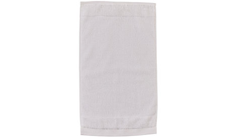Gästehandtuch Interliving aus Naturfaser in Weiß Interliving Handtuch Serie 9108 - Gästehandtuch weiße Baumwolle  - ca. 30 x 50 cm