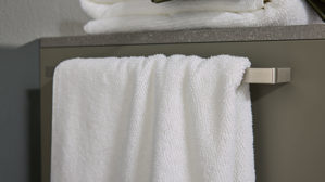 Gästehandtuch Interliving aus Naturfaser in Weiß Interliving Handtuch Serie 9108 - Gästehandtuch weiße Baumwolle  - ca. 30 x 50 cm