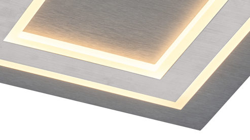 Deckenleuchte Globo lighting aus Metall in Anthrazit GLOBO Deckenleuchte Jayden Anthrazit & Opal – ca. 32 x 32 cm