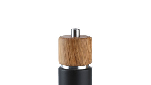 Gewürzmühle Küchenprofi aus Holz in Holzfarben ZASSENHAUS Pfeffermühle Hannover Olive & Buche – Höhe ca. 18 cm