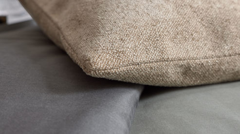 Kissenbezug /-hülle Interliving aus Stoff in Beige Interliving Kissen Serie 9124 - Kissenhülle beige Chenille - ca. 40 x 40 cm