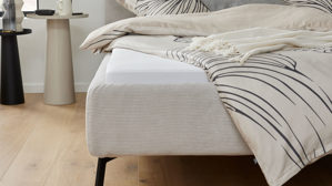 Bettwäsche-Set Interliving aus Stoff in Beige Interliving Bettwäsche Serie 9129 sandfarbener Baumwollsatin - ca. 135 x 200 cm
