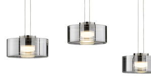 Pendelleuchte Fh fischer & honsel aus Metall in Nickel FH LED-Pendelleuchte Lavin nickelfarbenes Metall - Länge ca. 100 cm