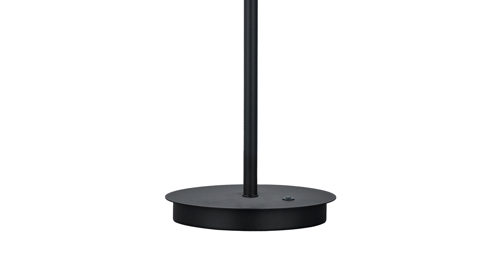 Tischleuchte B-leuchten aus Glas in Schwarz B-LEUCHTEN LED-Tischleuchte Luxxo Rauchgrau & Schwarz - Höhe ca. 45 cm