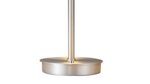 Tischleuchte B-leuchten aus Glas in Weiß B-LEUCHTEN LED-Tischleuchte Abby Weiß & Aluminium - Höhe ca. 34 cm