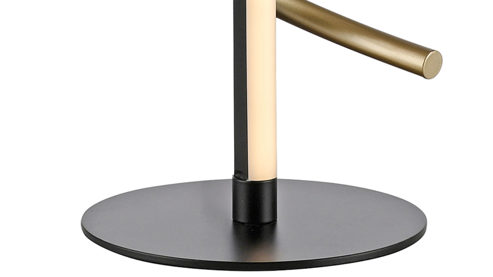 Tischleuchte Just light. (leuchtendirekt) aus Metall in Schwarz JUST LIGHT. Tischleuchte Emanda Schwarz & Gold - Höhe ca. 44 cm