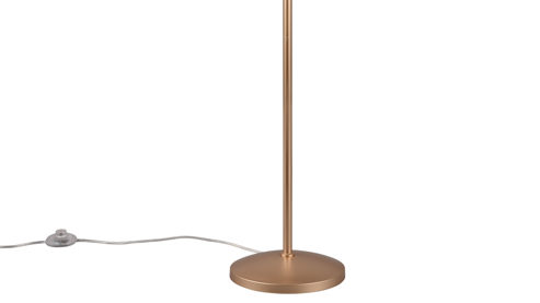 Stehleuchte Trio lighting for you aus Metall in Gold TRIO Stehleuchte Bubble Gold & Weiß – Höhe ca. 155 cm