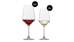 Glas-Set Zwiesel glas aus Glas in Transparent SCHOTT ZWIESEL Weinglas-Set Tulip Tritan®-Kristallglas – vierteilig