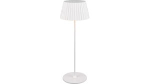 Tischleuchte Reality leuchten aus Metall in Weiß RL Outdoor-Tischleuchte Suarez weißes Metall - Höhe ca. 39 cm