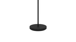Stehleuchte Roomio® aus Karton / Papier / Pappe in Schwarz Roomio® Stehlampe No. 9809 schwarzes Metall - Höhe ca. 160  cm