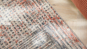 Webteppich Roomio® aus Kunstfaser in Mehrfarbig Roomio® Teppich No. 8302 mehrfarbig gemustert - ca. 133 x 190 cm