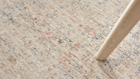 Webteppich Roomio® aus Kunstfaser in Mehrfarbig Roomio® Teppich No. 8303 mehrfarbig gemustert - ca. 133 x 190 cm