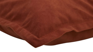 Kissenbezug /-hülle Roomio® aus Stoff in Orange Roomio® Kissenhülle No. 9401 rostfarbener Samt - ca. 60 x 60 cm