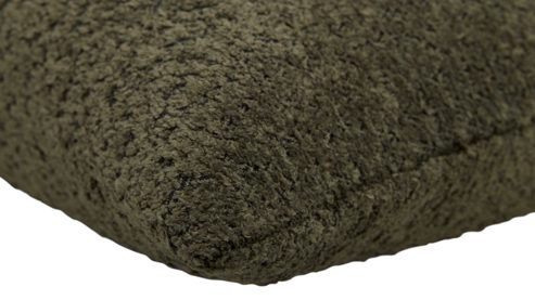 Kissenbezug /-hülle Roomio® aus Stoff in Dunkelgrün Roomio® Kissenhülle No. 9402 khakifarbener Bouclé - ca. 60 x 60 cm