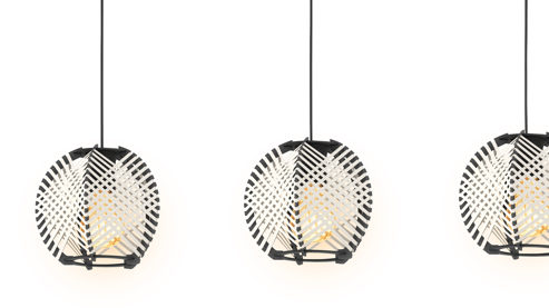 Pendelleuchte Eglo aus Holz Textil in Weiß EGLO Hängeleuchte Waverton Weiß & Schwarz - Länge ca. 92 cm