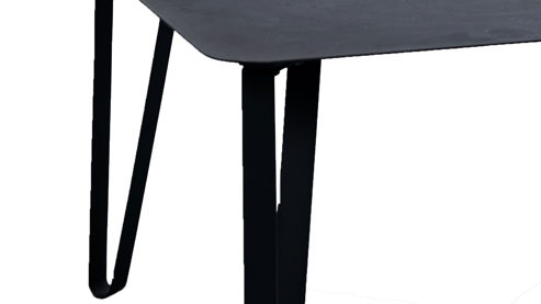 Couchtisch M2 kollektion aus Metall in Schwarz Couchtisch Emma 3 Schwarz – ca. 75 x 45 cm