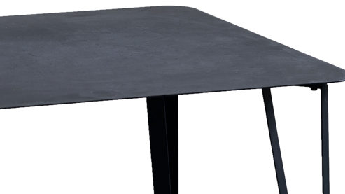Couchtisch M2 kollektion aus Metall in Schwarz Couchtisch Emma 3 Schwarz – ca. 75 x 45 cm