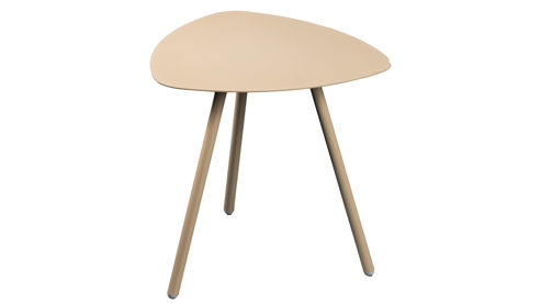 Beistelltisch M2 kollektion aus Metall in Weiß Beistelltisch Mira 2 Cremeweiß - ca. 50 x 50 cm