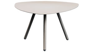 Beistelltisch M2 kollektion aus Metall in Grau Beistelltisch Mira 3 Grau - ca. 60 x 35 cm