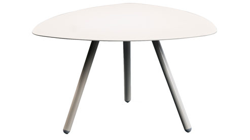 Beistelltisch M2 kollektion aus Metall in Grau Beistelltisch Mira 3 Grau - ca. 60 x 35 cm