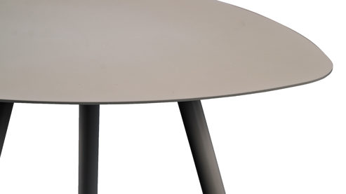 Beistelltisch M2 kollektion aus Metall in Grau Beistelltisch Mira 3 Grau - ca. 60 x 35 cm