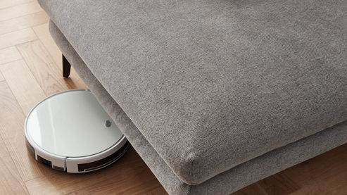 Ecksofa modulmaster aus Stoff in Grau Modulmaster Serie MM-ZE1190 - Wohnlandschaft graues Flachgewebe Cyber & schwarze Metallfüße – Stellfläche ca. 208 x 345 cm