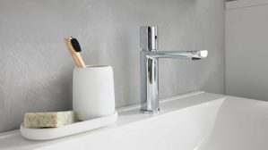 Mischbatterie Interliving aus Metall in Chrom Interliving Bad Serie 3702 - Armatur 7793 mit Exzenterstange Chrom