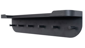 Wandgarderobe M2 kollektion aus Metall in Anthrazit Wandgarderobe Jil 1 Anthrazit – sechs Haken, Länge ca. 70 cm